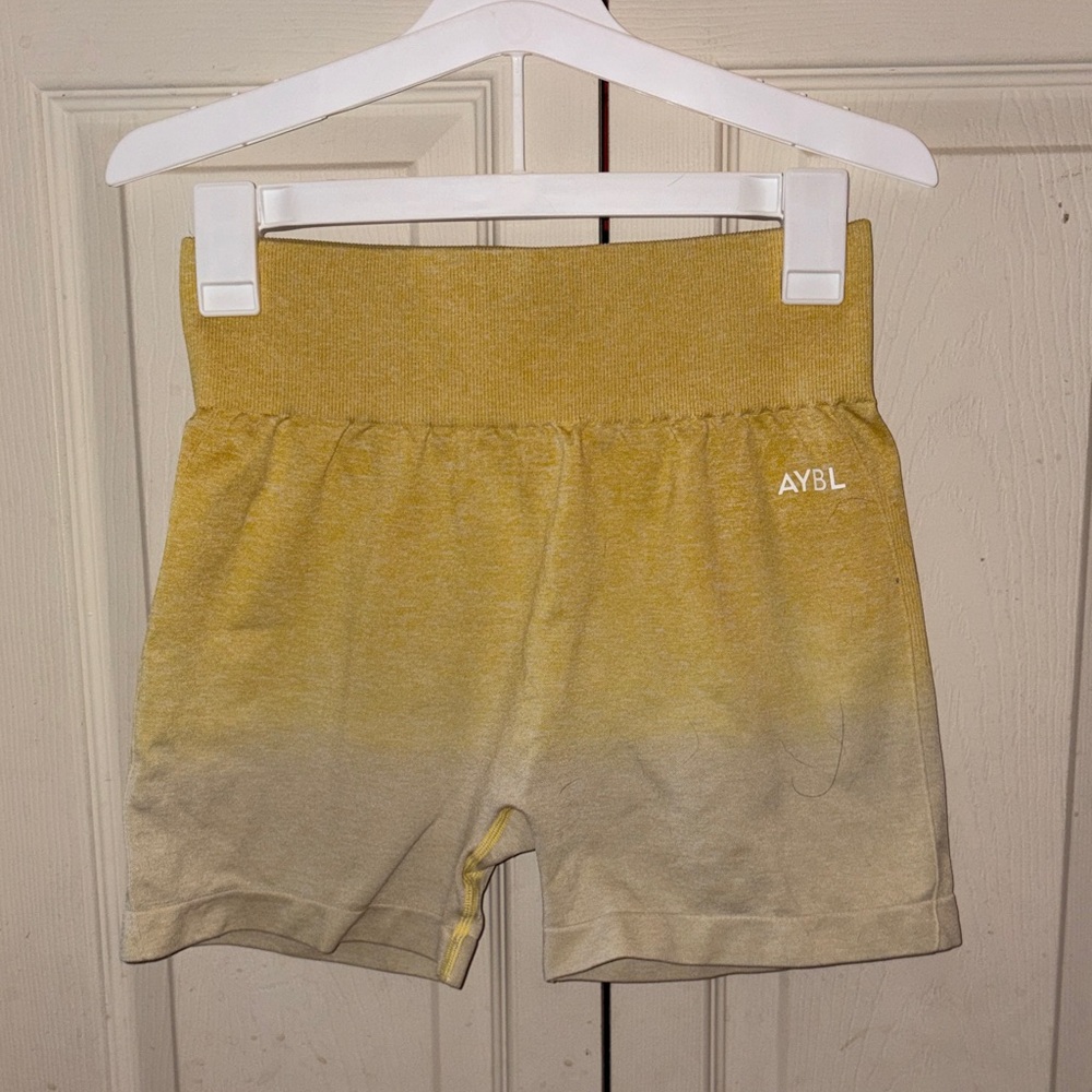 AYBL Mustard Yellow Shorts